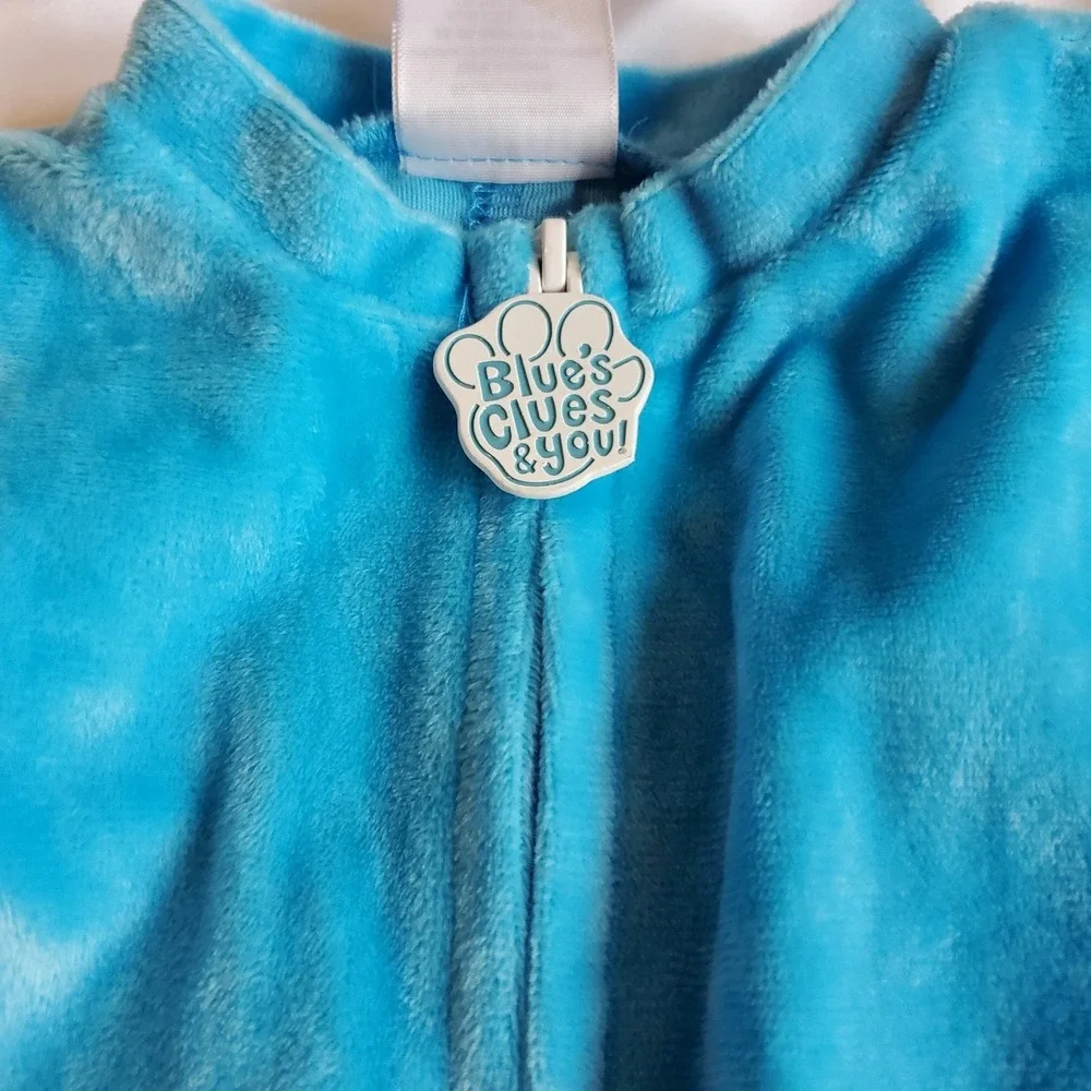 Blues Clues 2T Toddler Child Jumpsuit Halloween Costume Spirit Blue Dog Nick‎ JR